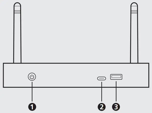 ATEN VP2020 4K Wireless Presentation Switch - Front View