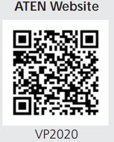 ATEN VP2020 4K Wireless Presentation Switch - qr code 1