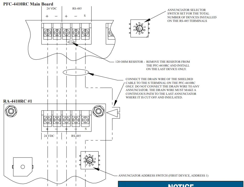 POTTER RA-4410RC-Remote-Annunciator-FIG-1