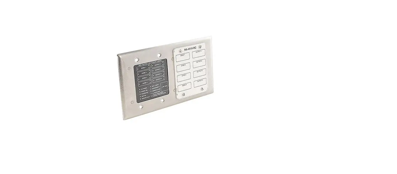Potter Ra-4410rc Remote Annunciator Owner's Manual Potter Ra-4410rc Remote Annunciator Owner's Manual