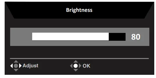 Acer V277K LCD Monitor - Brightness