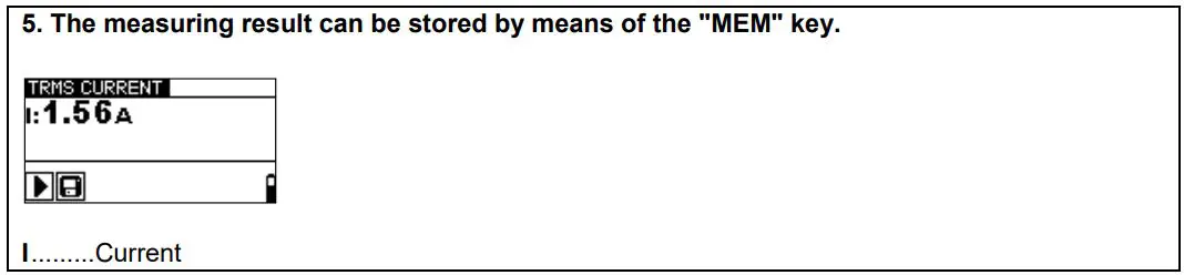BENNING IT 130 TRUE RMS Installation Tester User Guide - TRMS Current
