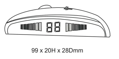 axis APS401W 1224V Wireless 4 Sensor - DISPLAY