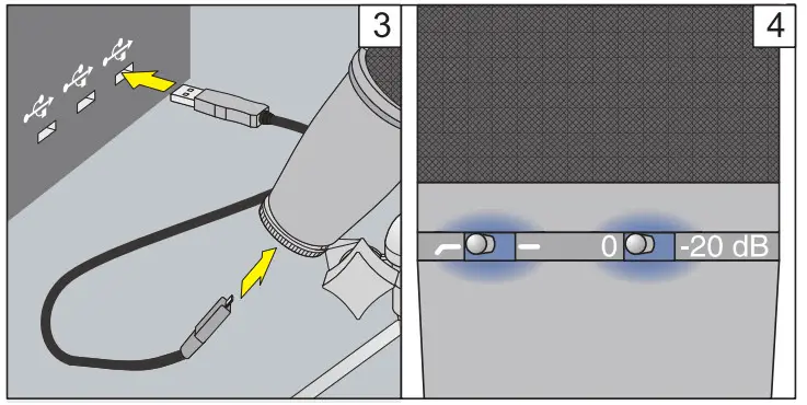 AKG Perception 120 USB Microphone - Connecting