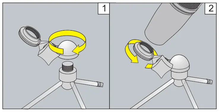 AKG Perception 120 USB Microphone - Installation