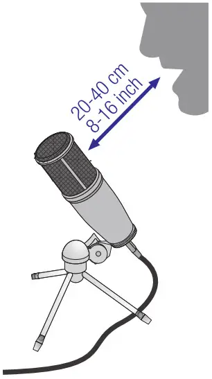 AKG Perception 120 USB Microphone - Operation