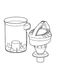 a close up of a glass