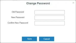 Changing Password Interface