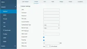 Cellular Connection Configuration