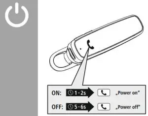 hama 00184069 My Voice 700 Mono Bluetooth-Power