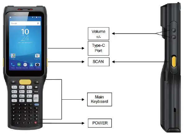 MUNBYN IPDA083 Mobile Data Terminal fig1
