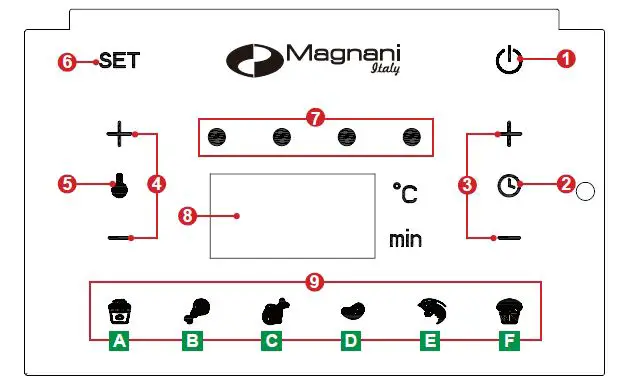 Magnani MI-HA-AF5-B Digital 5.5L Air Health Fryer fig2