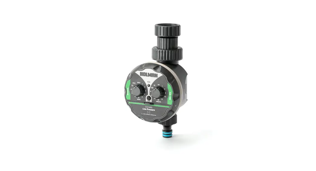 Holman Low Pressure Tap Timer Co1603 User Guide Holman Low Pressure Tap Timer Co1603 User Guide