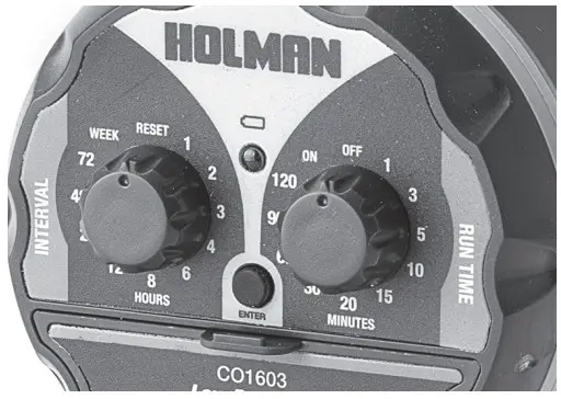 HOLMAN Low Pressure Tap Timer CO1603 - Timer