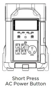 ECOFLOW DELTA Pro Portable Power Station---Button