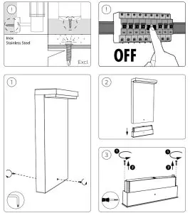 PHILIPS 1648593P0 Bustan LED Bollard Light - figure 2