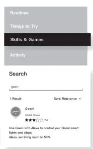 MERKURY EW011 LED Strip - alexa main page