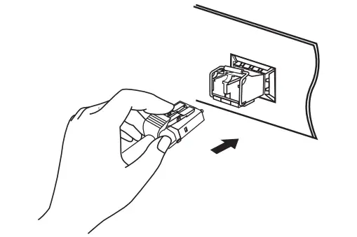 Install the SFP Figure 3