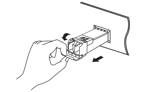 Remove the SFP Figure 2