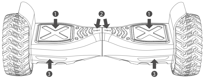 SHOPLAZZA Z13 Self Balancing Scooter - DELIVERY