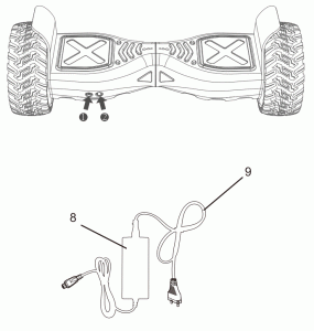 SHOPLAZZA Z13 Self Balancing Scooter - fig 1