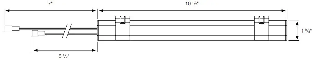 R TEC AUTOMATION by Rowley High Capacity Battery Pack - Dimensions