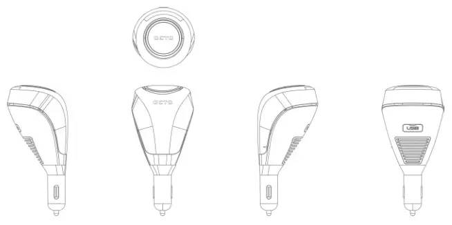 OCTO B094NWWWG9 PurePlace Car-Features
