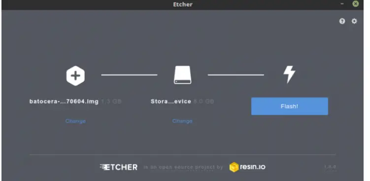 Batocera Balena Etcher Software Installation Guide