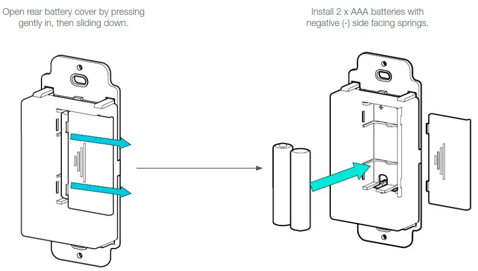 INSTALL SWITCH BATTERIES