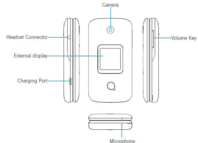 Alcatel GO FLIP 4 1-Color-in Fig1