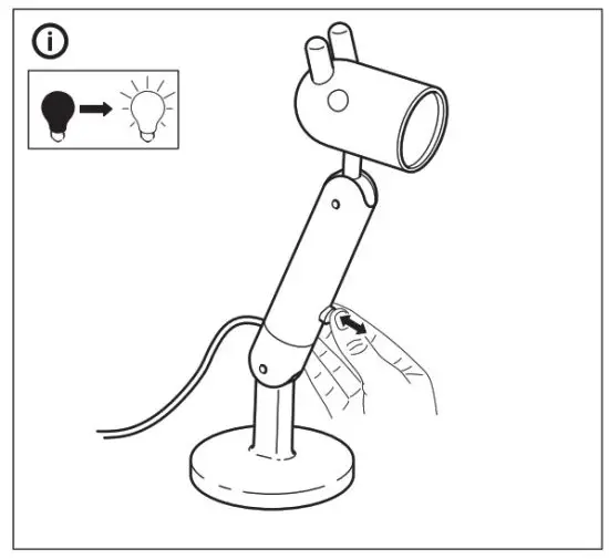 IKEA - KRUX LED Work Lamp Instruction 5