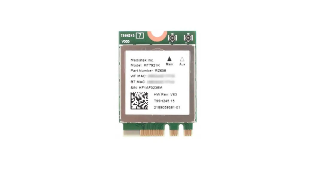 Mediatek Mt7921k Wireless Lan/bt Driver User Guide