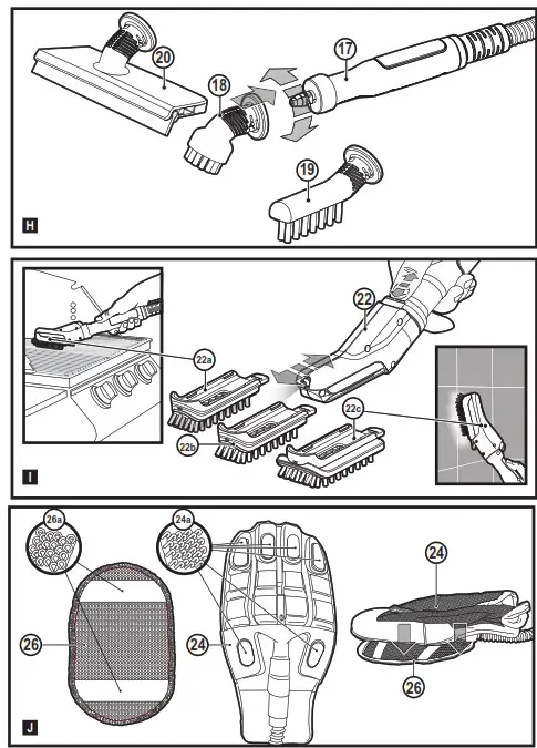 BLACK DECKER FSMH1321 7-in-1 Steam Mop- 3