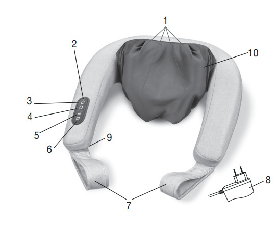 beurer MG 153 4D Neck Massager - 4D