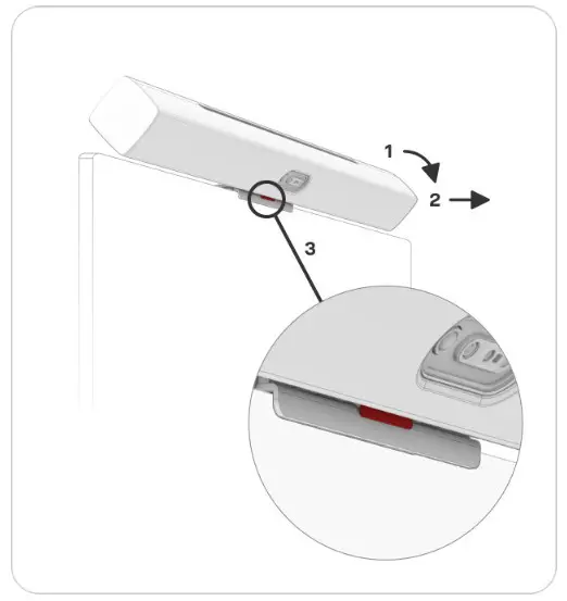 neat Bar Pro Video Conferencing Device - Mounting and releasing 2