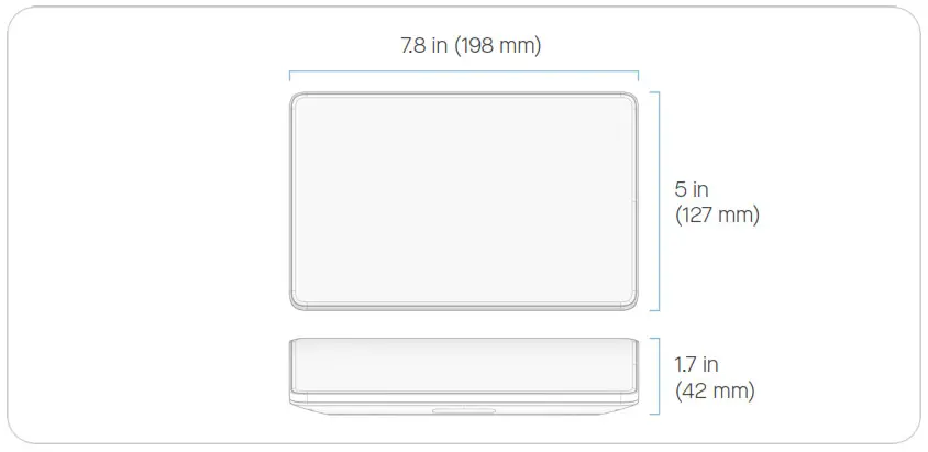 neat Bar Pro Video Conferencing Device - Size and weight 2