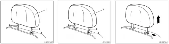 NISSAN 2021 Sentra Car - HEADREST COMPONENTS