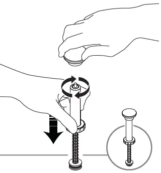SERVER SP Stainless Steel Pump for Use with Food Containers fig 11