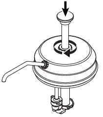 SERVER SP Stainless Steel Pump for Use with Food Containers fig 15