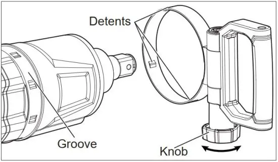 FIG 3 Installing the Side Handle