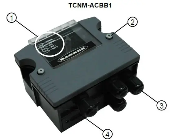 BANNER TCNM-ACBB1 Laser Barcode Scanner - General