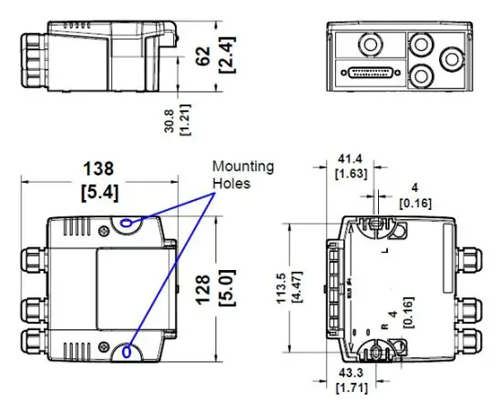 BANNER TCNM-ACBB1 Laser Barcode Scanner - Mechanical