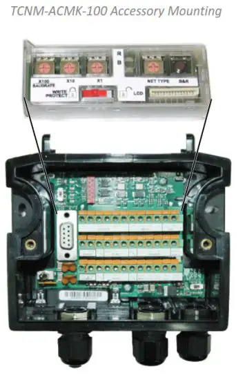 BANNER TCNM-ACBB1 Laser Barcode Scanner - ounting