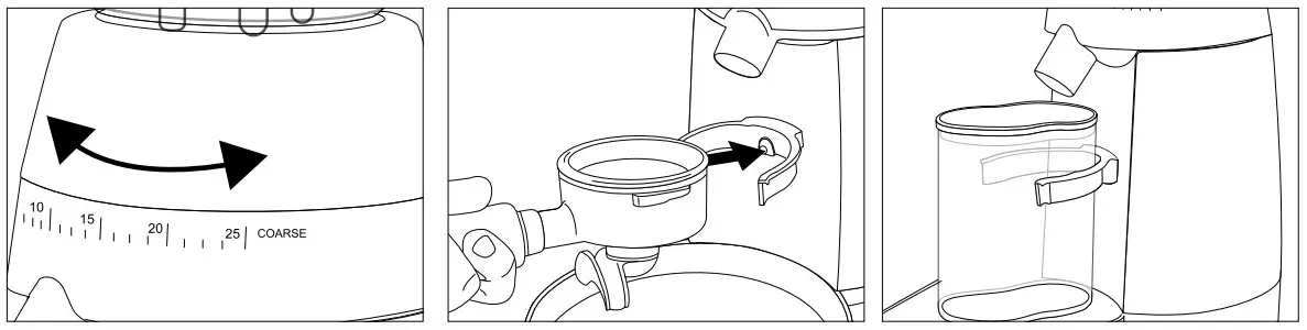 GRAFF CM 702 Home Coffee Grinder - GRINDING COFFEE