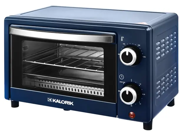 TEAM KALORK TKG OT 2025 BU Mini Oven with Enamelled Baking