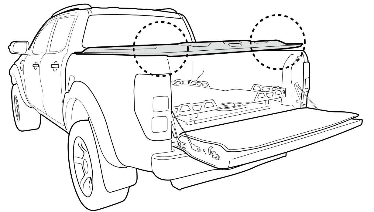 SILVERBACK LDV T60 Dual Cab 1pc LD100- 22