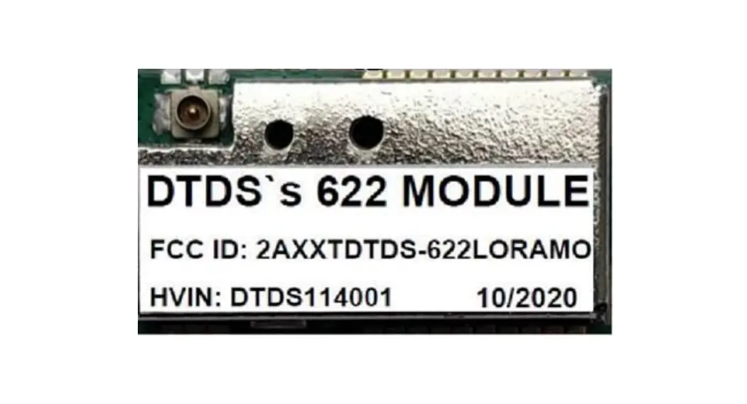 Dtds 622 Lora Wifi Module User Manual