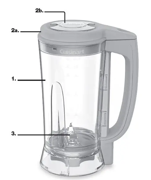 Cuisinart MFP-B36 Core Essentials 36 oz. Blender Jar Accessory FIG 1