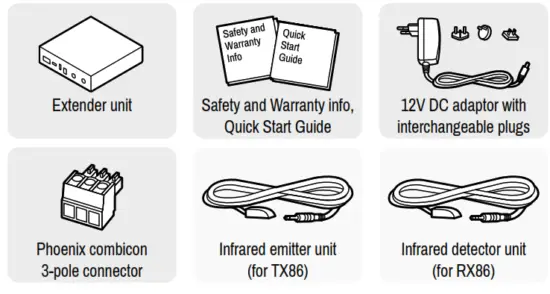 LIGHTWARE HDMI TPS RX86 HDBaseT Receiver with Integrated Scaler - fig
