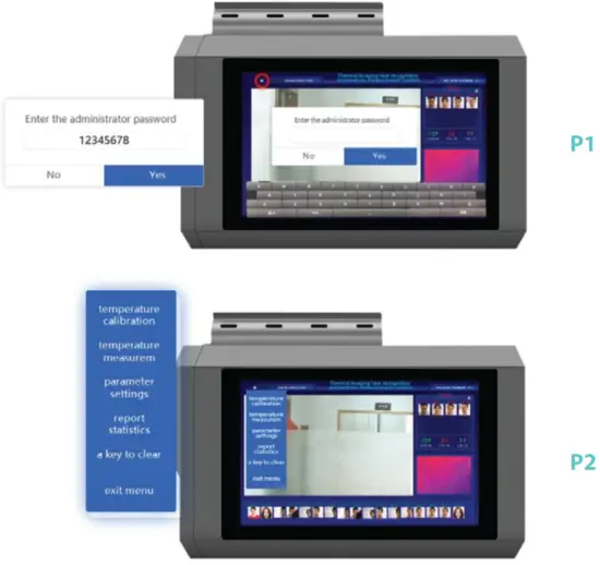 PerfectPrime AI200 Thermal Imaging Face Recognition System - Fig
